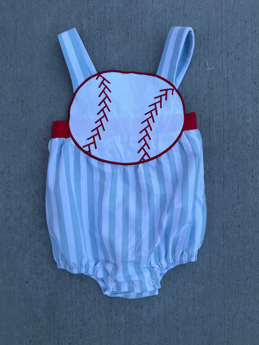 Boys baseball romper
