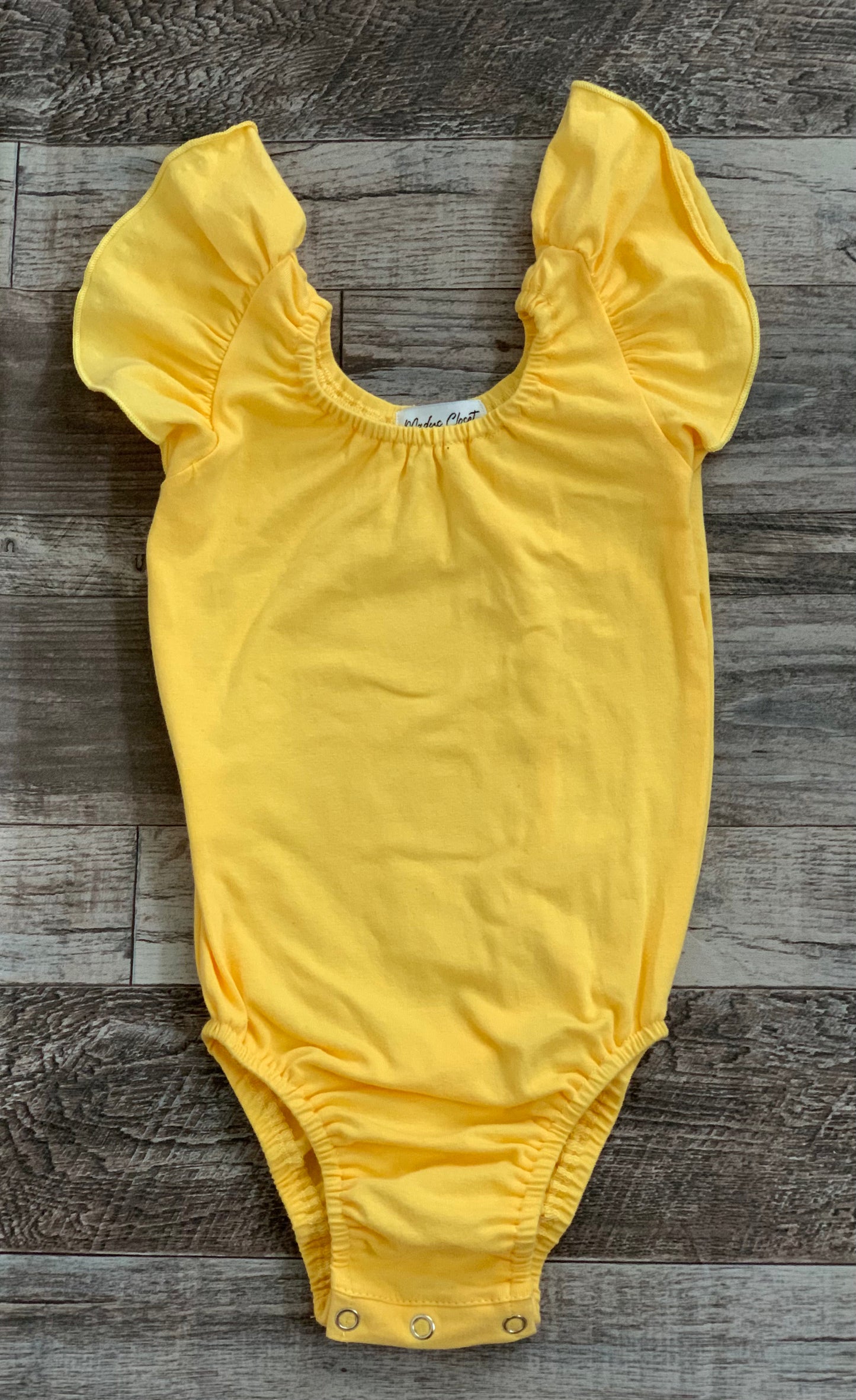 Yellow leotard