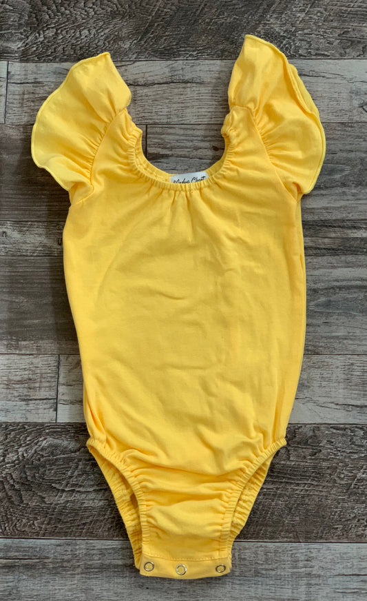 Yellow leotard