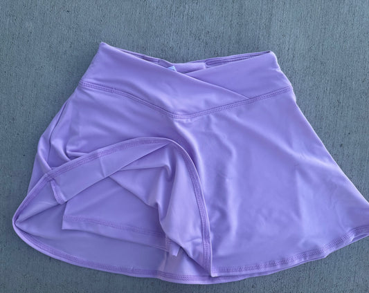 Lavender athletic skort